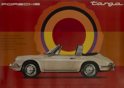 TARGA: A group of reprinted PORSCHE targa posters from 1967