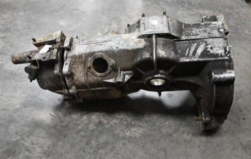 PORSCHE: A Porsche aluminum transmission case for a 1966 Porsche 912, part number stamped twice on casing '901.301.301.0R', Build date stamped 44/66 - meaning 44th week of 1966. Number stamped on bottom of flywheel casing '236943'