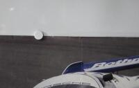 PORSCHE: An original and Porsche official - '1000 KM MUGELLO '85' PORSCHE large poster Features the Porsche 956 of Jacky Ickx/Jochen Mass. Superb - 3