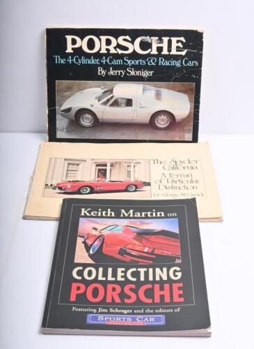 PORSCHE: Three Porsche/Ferrari publications. 'COLLECTING PORSCHE' softcover book by Keith Martin