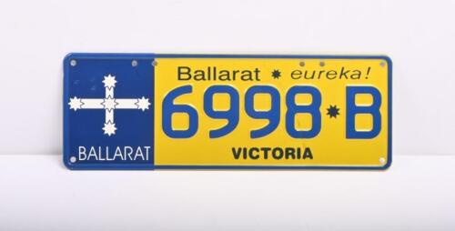 Victorian Special Interest Regional Ballarat plates '6998 B', sold with rights to display