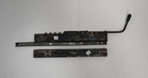 911/356: A pair of Porsche 911 seat rails/slides, modified to suit a Porsche 356