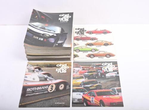 CHRISTOPHORUS: A quantity of the Porsche magazine 'christophorus'. Issue range of June 1981 to June 1991