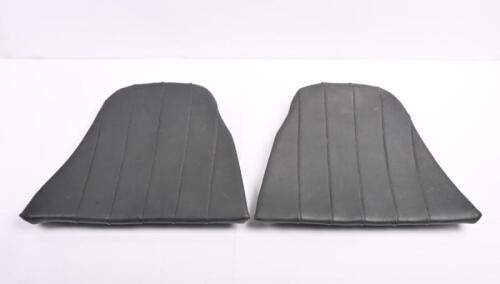 911: A pair of rear seat backrests in black vinyl
