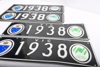 Victorian Bicentennial number plates '1938' sold with rights to display - 8