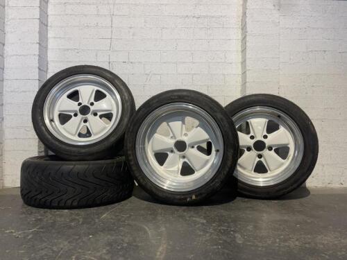 FUCHS: 4 x Fuchs Alloy Wheels enlarged to 17&rdquo; 911 Fitment. No Centre Caps. [Location: Sydney]