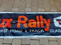 DULUX: A large Dulux Rally fabric flag. Measures 442cm wide, 81.5cm high - 3