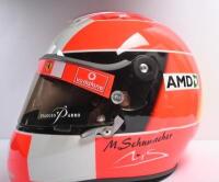 SCHUMACHER: A MEMENTO EXCLUSIVES replica SCHUBERTH RF1 Michael Schumacher Formula 1 Official Show/Replica Helmet (SCH217) in Ferrari, vodafone livery. CoA's - 18