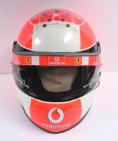 SCHUMACHER: A MEMENTO EXCLUSIVES replica SCHUBERTH RF1 Michael Schumacher Formula 1 Official Show/Replica Helmet (SCH217) in Ferrari, vodafone livery. CoA's - 19