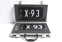 Victorian Signature Series plate 'X-93', sold with rights to display