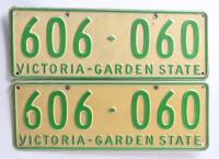 Six-digit Victorian Custom Numerical plates '606-060', sold with rights to display. [Updated Photos] - 5