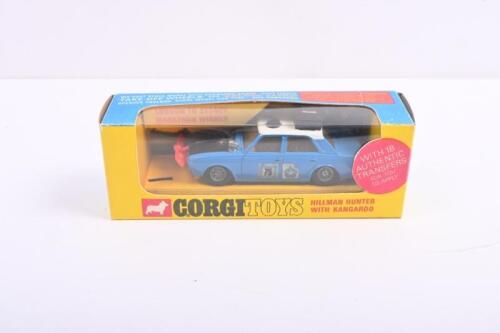 HILLMAN: A Corgi Hillman Hunter (302) Daily Express London to Sydney Marathon Rally Car