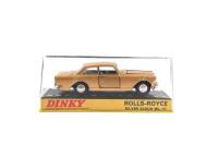 ROLLS-ROYCE: A Dinky No.127 Rolls Royce Silver Cloud Mk. III finished in light gold - 2