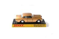 ROLLS-ROYCE: A Dinky No.127 Rolls Royce Silver Cloud Mk. III finished in light gold - 3
