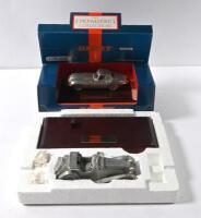 MATCHBOX: Two 1:43 scale Jaguar items produced by MATCHBOX in pewter. E TYPE & SS 100