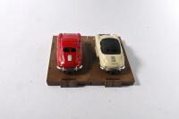 PORSCHE: Two 1:43 scale brumm Porsche 356 models. r118 PORSCHE 356 cabriolet 1950 & r119 PORSCHE 356 coupe 1952 - 5