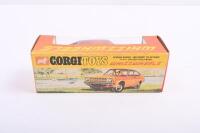 MORRIS: A Corgi 306 Whizzwheels Morris Marina 1.8 Coupe in metallic dark red - 2