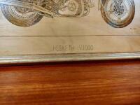 NORTON/HESKTH: Two hand etched timber drawings - 5