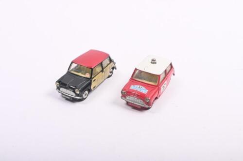 MINI COOPER: Two Morris Mini-Cooper models. No.249 Morris Mini Cooper with "Wickerwork" & No.317 Morris Mini Cooper "Rallye Monte Carlo"