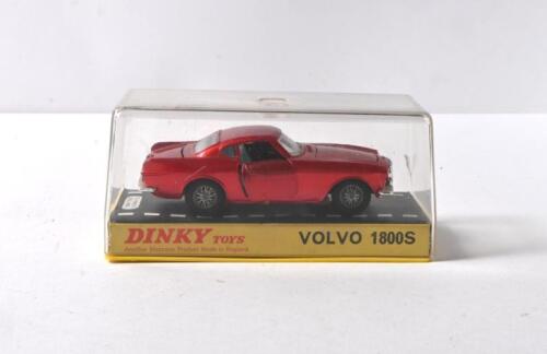 VOLVO: A Dinky 116 Volvo 1800S. Red with pale blue interior