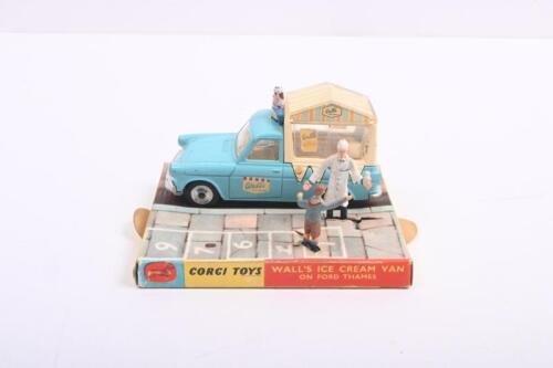 WALLIS ICE CREAM: A Corgi 447 Ford Thames Ice Cream Van "Wall's"