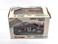 LANCIA: A Bburago 1:24 scale LANCIA STRATOS PIRELLI (cod.0166)
