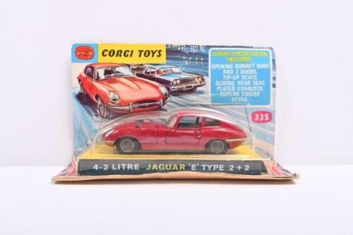 JAGUAR: A Corgi 335 Jaguar 4.2 Litre Type E in red
