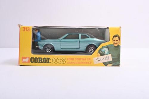 FORD: A Corgi Toys 313 Ford Cortina GXL with "Graham Hill" figure