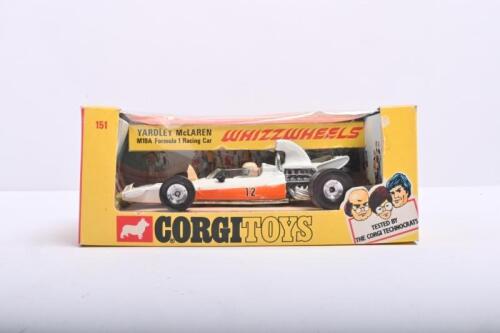 McLAREN: A Corgi 151 Yardley McLaren Formula 1 Racing Car "Yardley McLaren M19A"