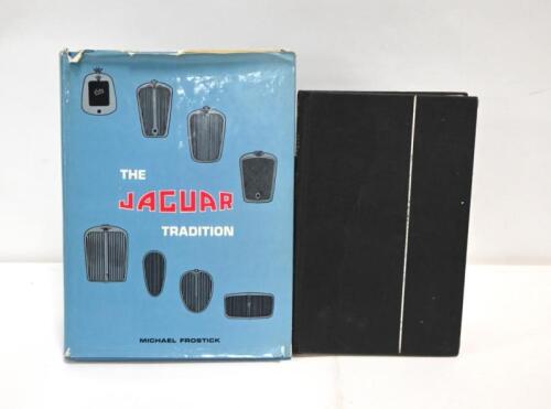JAGUAR: Two hardcover books concerned with Jaguar. 'THE JAGUAR TRADITION' by Michael Frostick