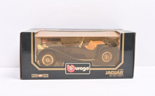 SS100: A Bburago 1:18 scale 1937 JAGUAR SS100 (cod.3006) in black