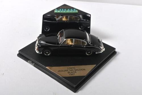 JAGUAR: A 1:43 scale LIMITED EDITION VITESSE 1967 JAGUAR 340 SALOON (L181C) finished in black