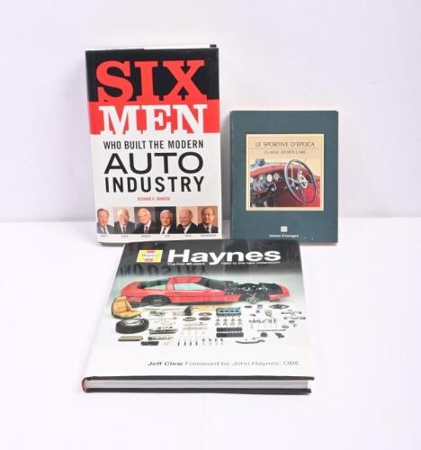 MOTOR CARS: Three publications detailing the motor car. 'SIX MEN WHO BUILT THE MODERN AUTO INDUSTRY' authored by Richard A. Johnson