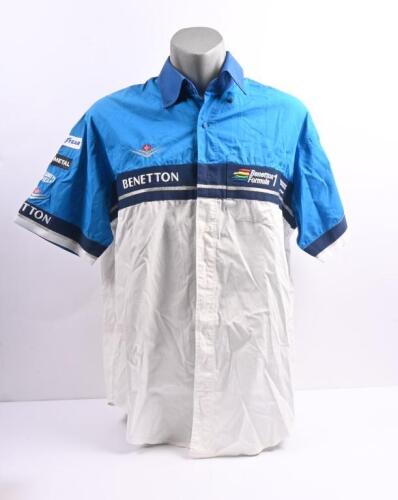 BENETTON: A BENETTON short sleeved Benetton Formula 1, RENAULT RACING TEAM shirt. Size L
