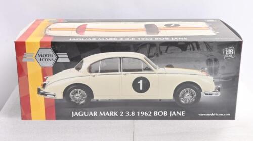 JAGUAR: A 1:18 scale MODEL ICONS JAGUAR MARK 2 3.8 1962 BOB JANE (Item#321006), Limited Edition of 2,000, numbered '0942'