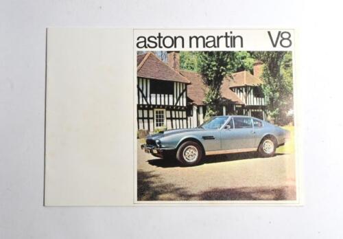 ASTON MARTIN: An original 'aston martin v8' sales brochure