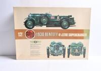 BENTLEY: A 1:12 scale AIRFIX 1930 BENTLEY 4.5 LITRE SUPERCHARGED plastic model kit (KIT SERIES 20)