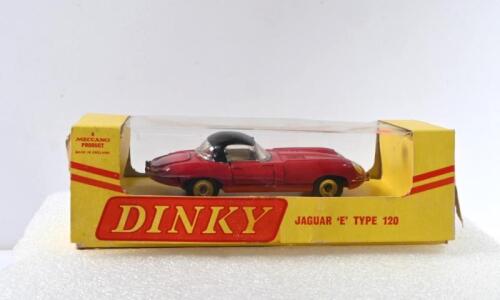 JAGUAR: A Dinky 120 Jaguar Type E in red