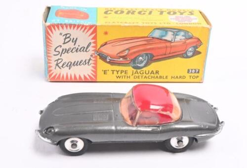 JAGUAR: A Corgi 307 Jaguar Type E. With Corgi Club leaflet
