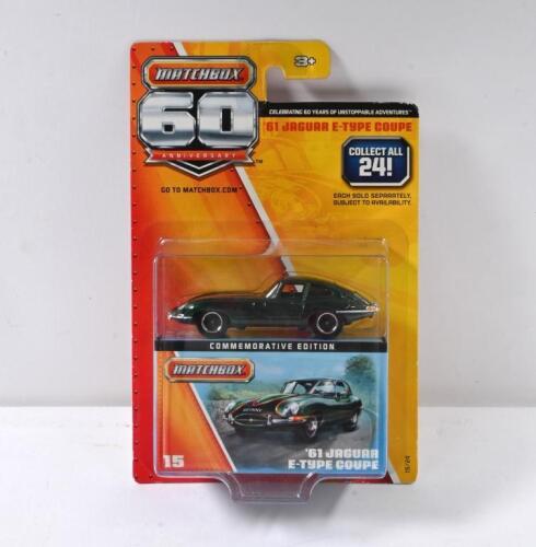 JAGUAR: A MATCHBOX 60 ANNIVERSARY '61 JAGUAR E-TYPE COUPE' (15) in British Racing Green