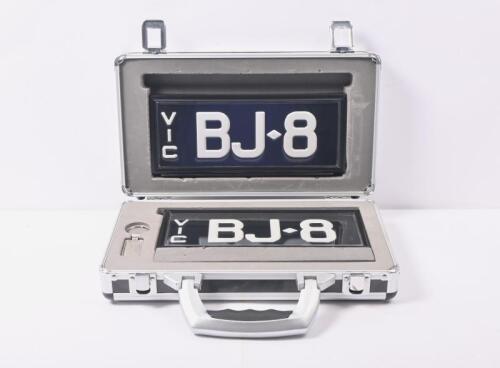 Victorian Signature Series plate 'BJ-8', sold with rights to display
