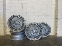 CAMPAGNOLO: A set of four NOS Campagnolo cast alloy 5.5J x 14 wheel rims [Location: Sydney]