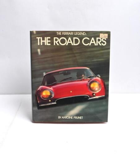 FERRARI: 'THE FERRARI LEGEND: THE ROAD CARS' hardcover book by Antoine Prunet
