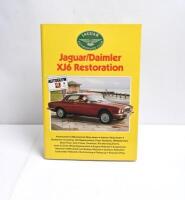 JAGUAR: A collection of five softcover books published by Kelsey Publishing regarding Jaguar restoration, maintenaance and ownership. Titles include 'E-TYPE RESTORATION' & 'JAGUAR/DAIMLER XJ6 RESTORATION' - 2