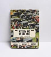 VINTAGE CARS: Four hardcover books detailing vintage cars. 'VETERAN AND VINTAGE CARS' by Peter Roberts - 3