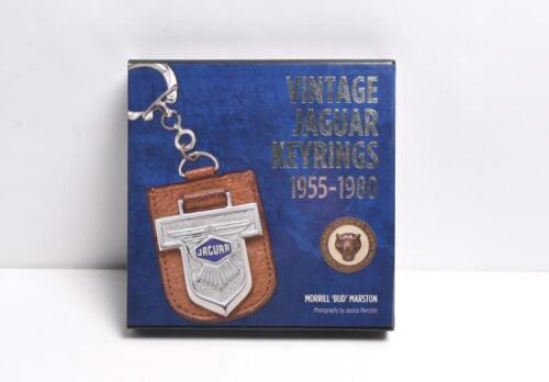 JAGUAR: 'VINTAGE JAGUAR KEYRINGS 1955-1980' hardcover book by Morrill 'BUD' Marston