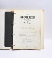 MORRIS: An original 1962 'The MORRIS Mini-Minor and Mini-Cooper WORKSHOP MANUAL (ADO15). Issue 6 by B.M.C. SERVICE LIMITED - 2