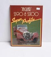 JAGUAR: Four Jaguar 'Super Profile hardcover books by Andrew Whyte and Paul Skilleter. 'JAGUAR D-TYPE & XKSS', 'JAGUAR E-TYPE', 'JAGUAR Mk2 SALOONS' & ''JAGUAR' SS100 & SS100' - 2