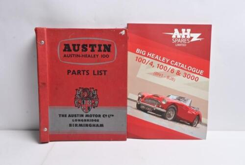 AUSTIN-HEALEY: Two Austin-Healey related items. 'AUSTIN - AUSTIN-HEALEY 100 'PARTS LIST' (PUBLICATION 1050), issued June 1956 by THE AUSTIN MOTOR CO. LTD.