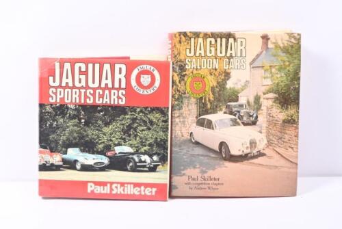 JAGUAR: Two hardcover Jaguar books authored by Paul Skilleter. 'Jaguar Sportscars' & 'Jaguar Saloon Cars'